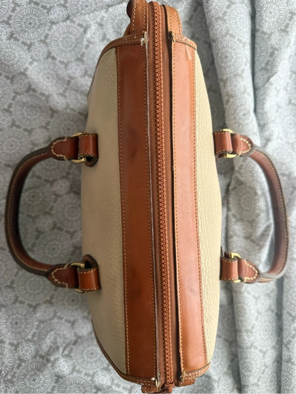Vintage 1994 Dooney & Bourke All Weather Leather Satchel USA Made